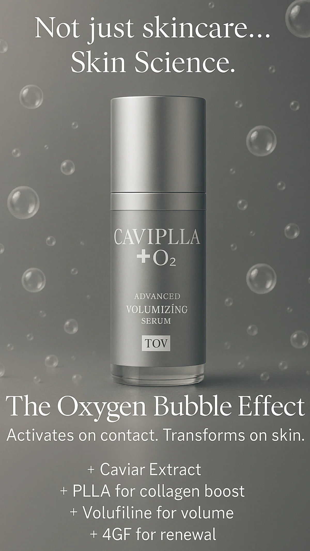 HOUSE OF PLLA® HOP+ CAVIPLLA+O2® Advanced Volumizing Serum 30mL