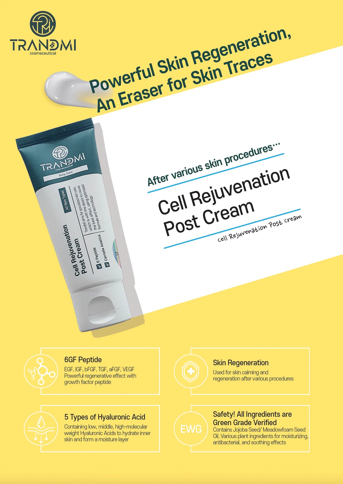 TRANDMI Cell Rejuvenation Post Cream 60mL